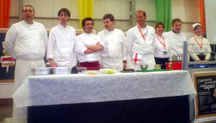 Participantes en el I Concurso Provincial Tapas de Huesca